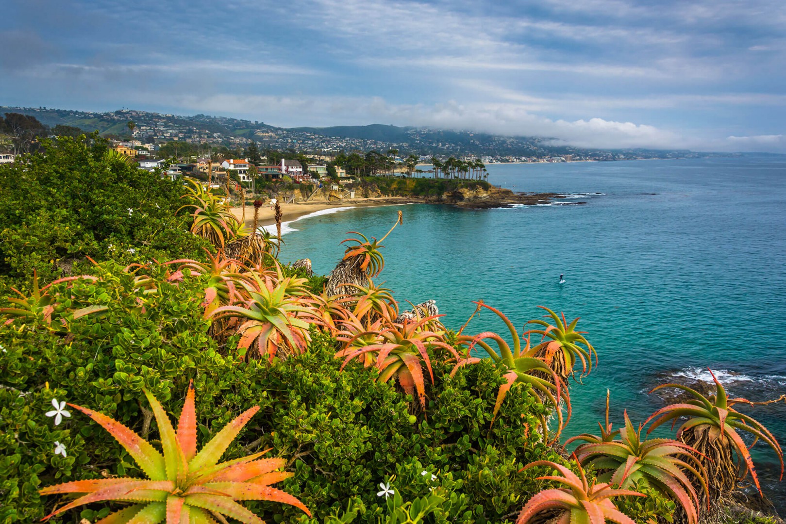 Beautiful top beach view in Laguna Hills County California